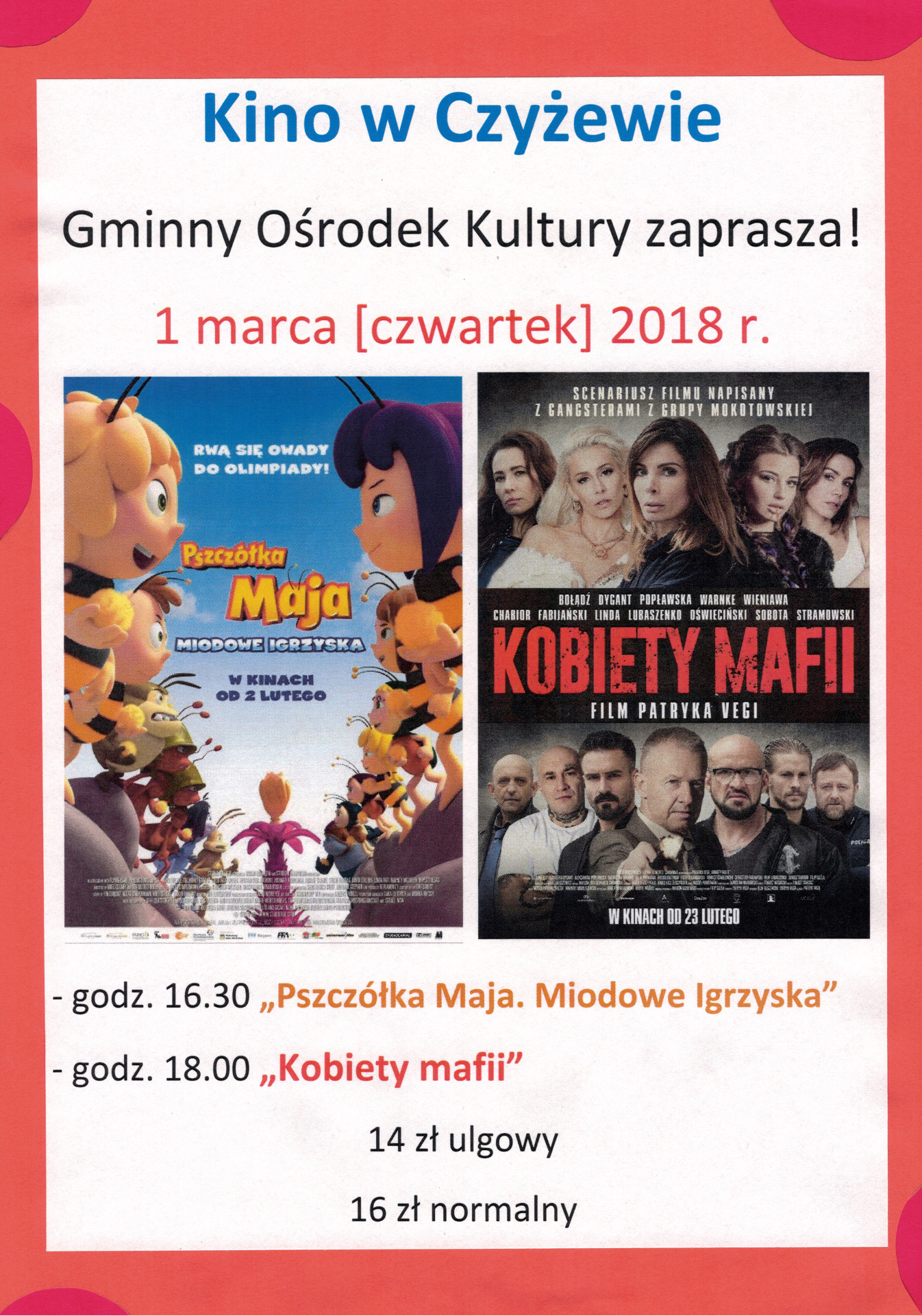 kino marzec 2018 plakat